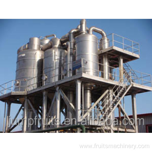 industrial tomato paste evaporator in processing plant